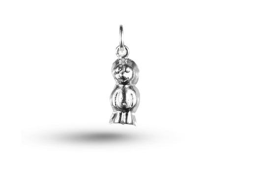 White gold Jelly Baby charm.