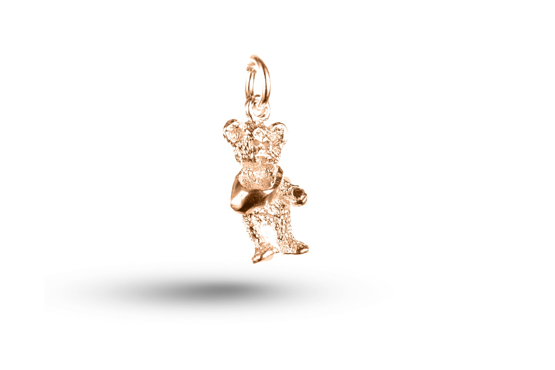 Rose gold Ted with Arm in Sling charm.