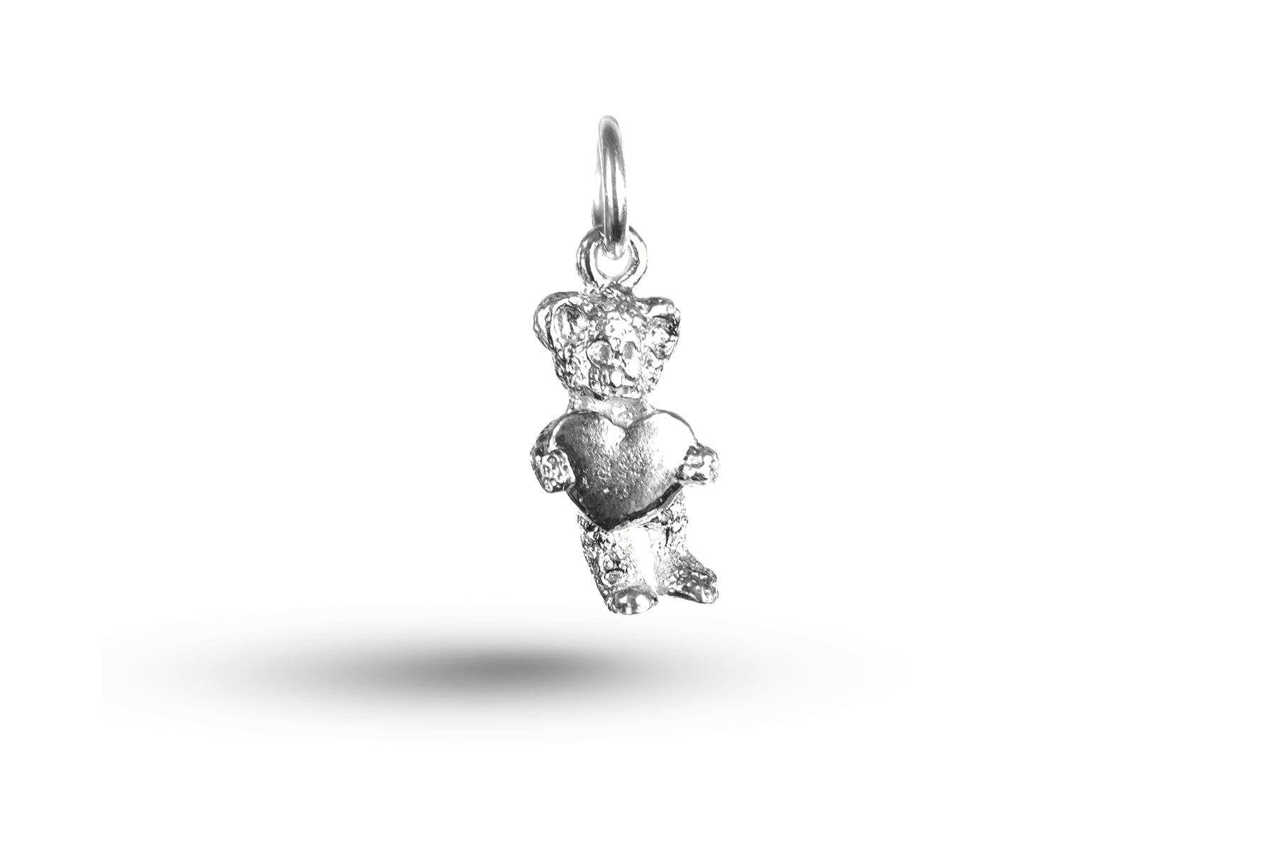 Tiny Ted with Heart Charm | Charms Direct | Free Delivery on UK Orders