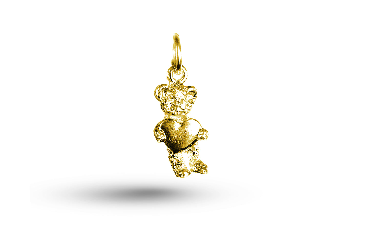 Yellow gold Ted with Heart charm.