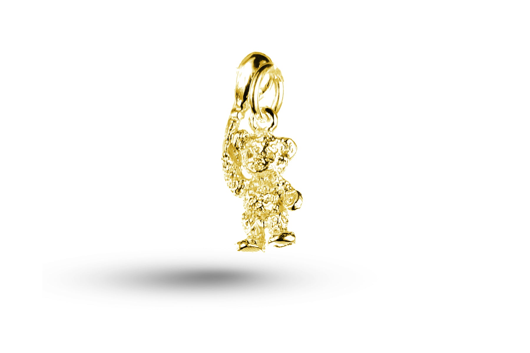 Yellow gold Ted with Balloon charm.