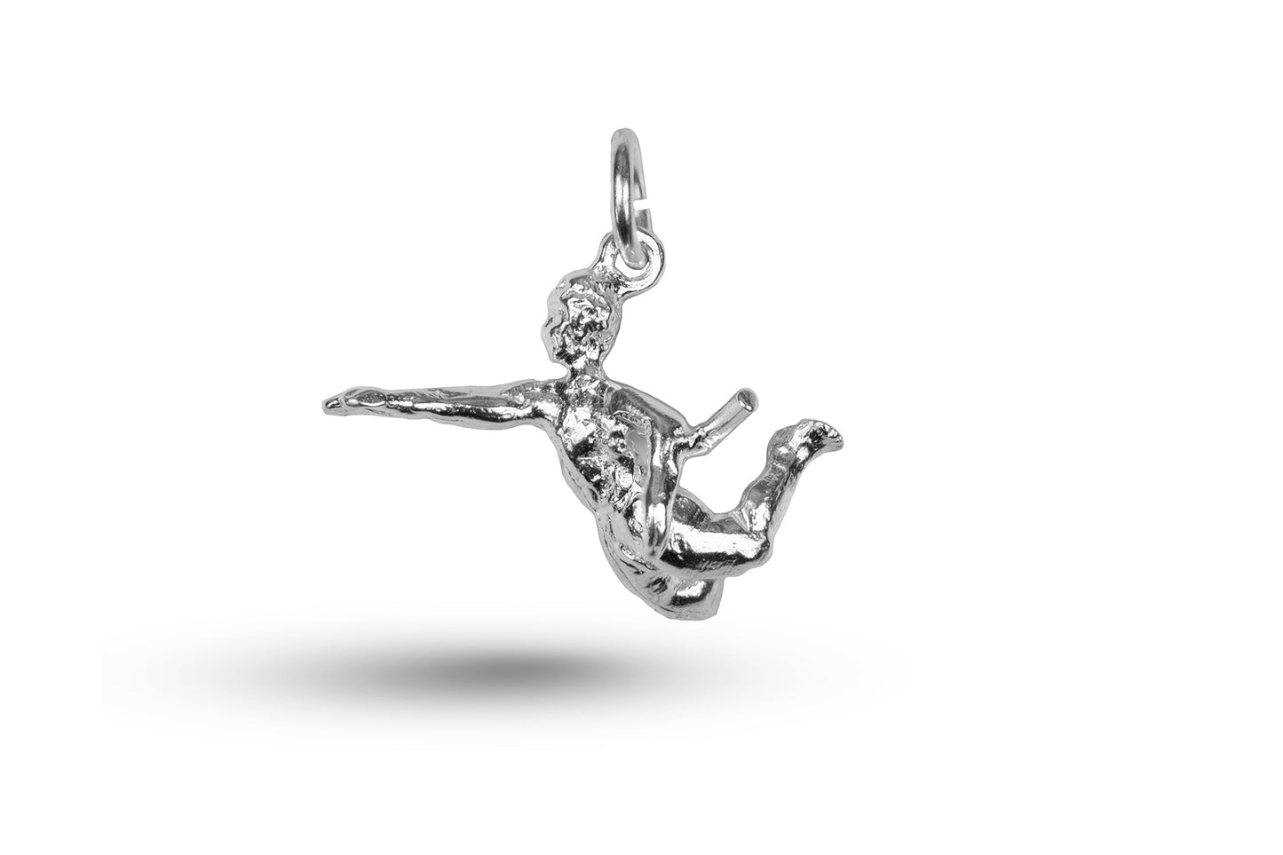 White gold High Jump charm.