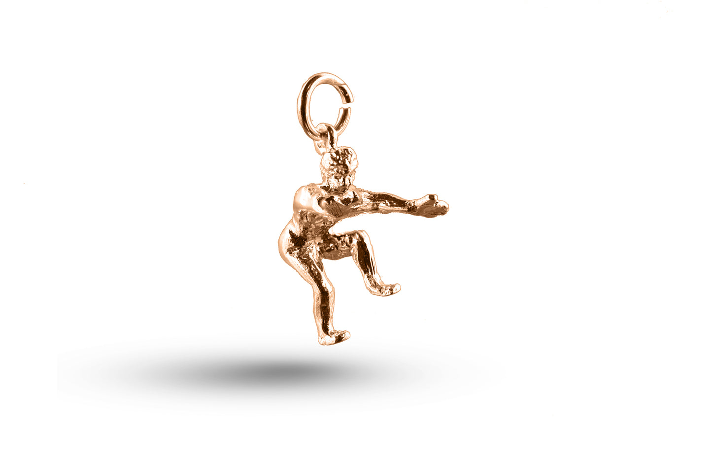 Rose gold On Your Marks charm.